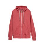 Hooded sweatshirt with zip